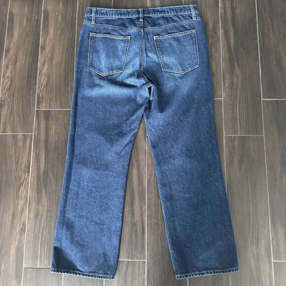 Loft Woman's The Slouchy Boyfriend Classic Blue Jeans - Picture 2 of 3